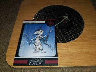 Star Wars Miniatures Force Unleashed Kazdan Paratus 2/60 With Card Rare 2007
