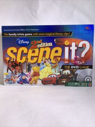 Scene It? Disney 2nd Edition 2007 By Screenlife - Complete Set