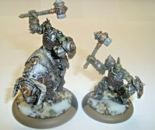 Warmachine Hordes Trollbloods Horthol Long Rider Champion Well Painted (2models)
