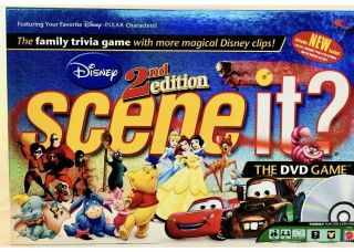 Disney Scene It? 2nd Edition 2007 W/ More Magical Disney Clips.  Dvd Game