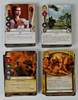 A Game Of Thrones Lcg 2.  0: Wolves Of The North Expansion Pack - Ffg Cards Only