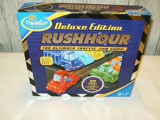 Thinkfun Rush Hour Deluxe Edition Traffic Jam 60 Challenges 100 Complete