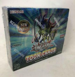 Yugioh Toon Chaos Unlimited Booster Box - 24 Packs Of 7 Cards