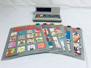 Vintage 1986 Vtech Smart Start Video Electronic - Complete W/books
