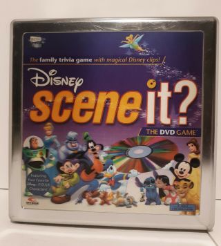 Disney Scene It Dvd Game In Tin Box 100 Complete