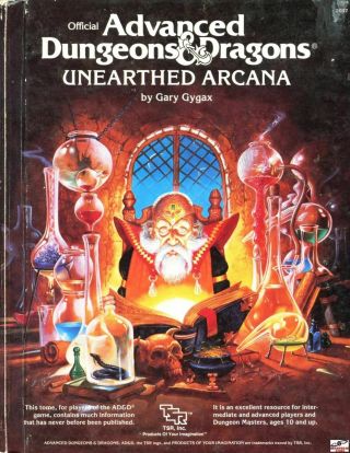 Ad&d Unearthed Arcana 2 1st Print 1st Edition Exc/exc D&d