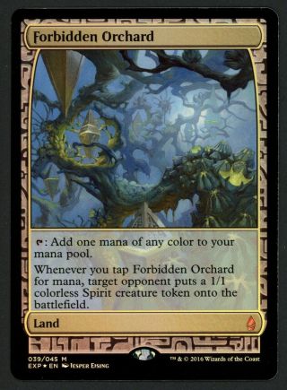 1x Foil Forbidden Orchard Expedition Mtg Battle For Zendikar - Kid Icarus -