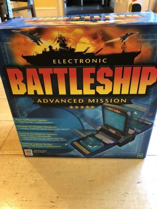 2000 Electronic Talking Battleship Advanced Mission Game Complete