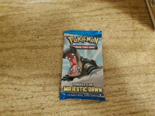 Pokemon Majestic Dawn Booster Pack - Hippowdon Art