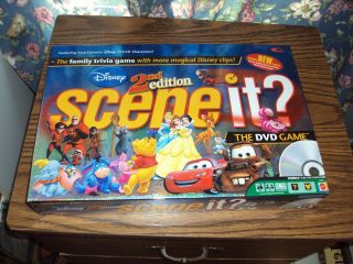 Disney Scene It? 2nd Edition Dvd Game Ages 6 Up 2 To 4 Players