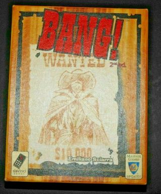 Bang The Card Game (2002) With Dodge City And Fistful Of Cards Expansions