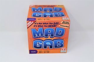Mattel Mad Gab Adult Party Game 2 To 12 Players 800 Puzzles
