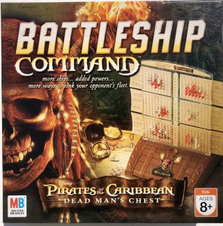 Battleship Command Pirates Of The Caribbean Dead Man’s Chest Milton Bradley Game
