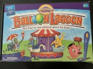 Cranium Balloon Lagoon Game 4 In 1 Carnival Game For Kids Complete 5&up Fun