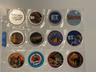 UNIVERSAL STUDIOS MCDONALDS COMPLETE SET of ALL 24 POGS In POG PAGE 3