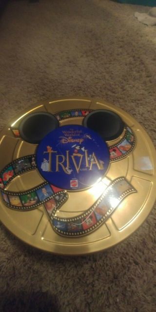 The Wonderful World Of Disney Trivia Board Game - Mattel 1997 - 100 Complete