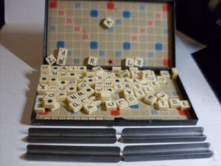 Vintage Magnetic Travel Scrabble Game