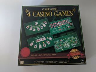 Merchant Ambassador Classic Games 4 Casino Games Set - Complete Played Once