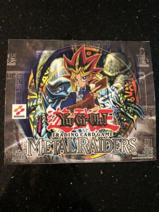 Metal Raiders 1st Edition Empty Booster Box Yu - Gi - Oh English