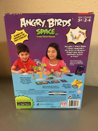 ANGRY BIRDS SPACE GAME PLANET BLOCK VERSION - Complete With Instructions 2