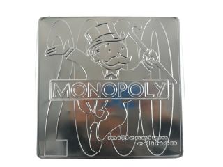 Monopoly 2000 Millenium Edition Board Game Collectors Tin