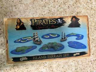Pirates Of The Spanish Main Island Terrain Set - Gale Force Nine & Wizkids