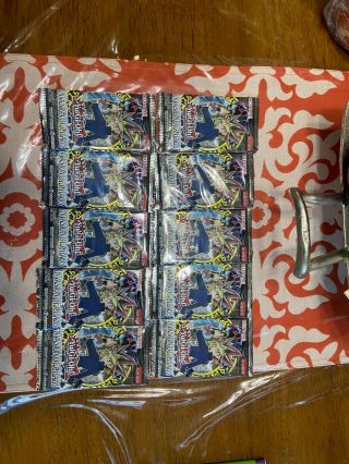 Yugioh Invasion Of Chaos 10 Booster Packs English Verison