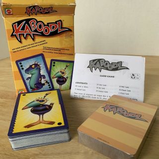 Complete Kaboodl Card Game From The Makers Of Uno Kooky Family Mattel