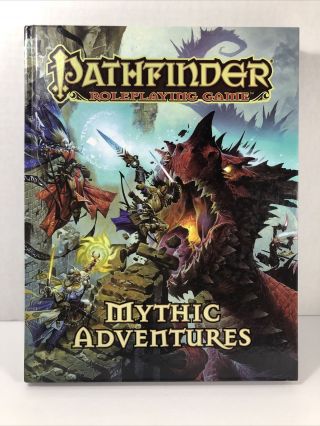 Pathfinder Rpg Mythic Adventures Hardcover Paizo [d&d] Dungeons And Dragons