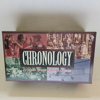 Chronology A Card Game For All Time Complete,  1996,  Great American Puzzle Factory