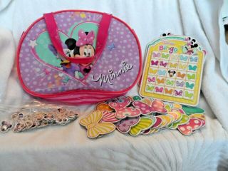 Disney Minnie Mouse Bow - Tique Bingo Game Girls Preschool Activity Educational