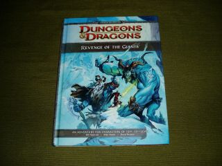 Revenge Of The Giants D&d 4th 4e Adventure Dungeons Dragons Wotc Wizards Paragon