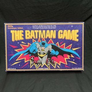 The Batman Board Game 1989 50th Anniversary Edition