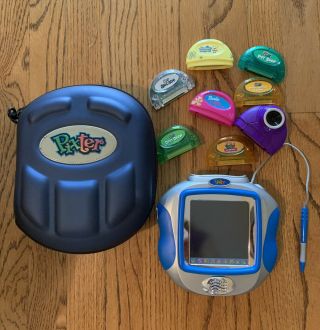 Fisher Price Pixter Color Learning/gaming System With Case And 7 Games