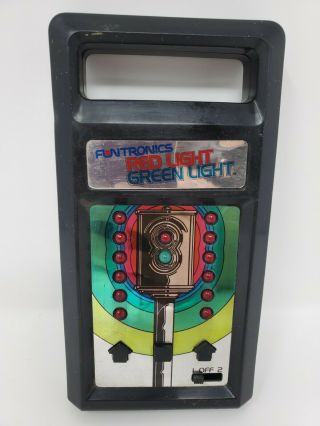 Vintage Funtronics Red Light Green Light Electronic Handheld Game -