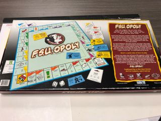 FSU Opoly Monopoly Board Game Florida State University Seminoles 2 to 5 Players 2