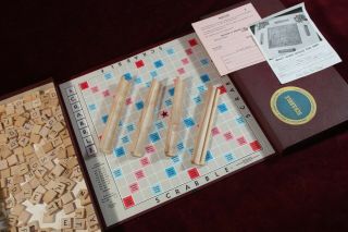 Vintage 1948 Selchow & Righter Scrabble Game 1948 - 1953 Ex Cond Complete