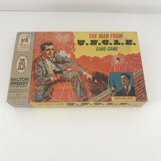 Vintage The Man From Uncle Card Game Milton Bradley 1965