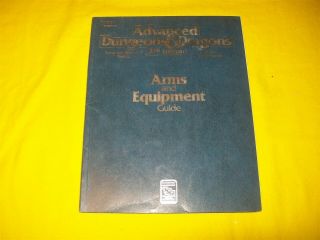 Dmgr3 Arms And Equipment Guide Dungeons & Dragons Ad&d 2nd Edition Tsr 2123 - 1