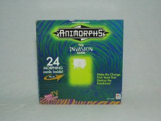 Animorphs - The Invasion Board Game By Scholastic/milton Bradley 1998 Complete