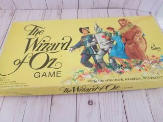 Vintage The Wizard Of Oz Board Game 1974 By Cadaco - Complete -