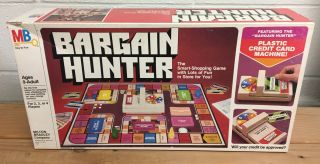 Vintage Bargain Hunter Board Game Milton Bradley Missing Red Pawn 1981