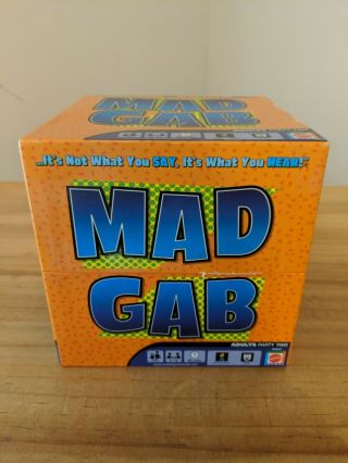 Mattel Mad Gab Party Game 2 - 12 Players Age 10,  (other) Read Details