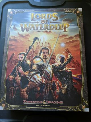 Lords Of Waterdeep Board Game Wizards Of The Coast Fantasy Dungeons And Dragons