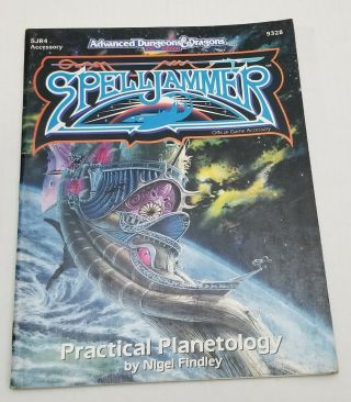 1991 2nd Official Spell Jammer Practical Planetology Dungeons & Dragons 9328