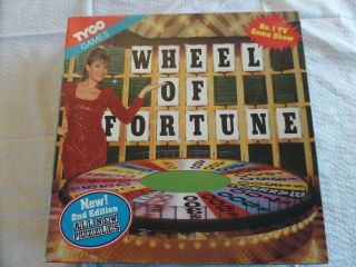 Tyco Games Wheel Of Fortune Board Game 1992 Edition
