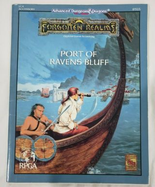 Port Of Ravens Bluff - Forgotten Realms Advanced Dungeons & Dragons Tsr —