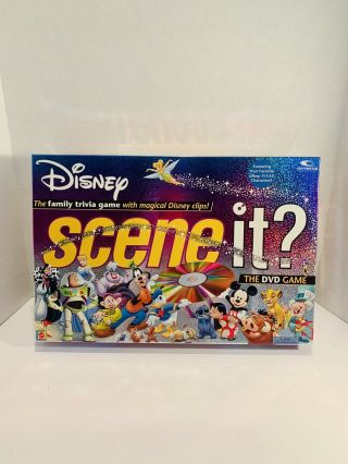 Disney Scene It? 1st Edition Dvd Game Mattel 2004 100 Complete /