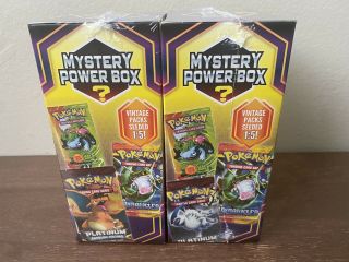 Pokemon Mystery Power Box Pair 5:1 Vintage Booster