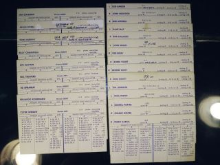 1974 MILWAUKEE BREWERS Strat - O - Matic baseball sports cards,  memorabilia,  fan shop. 2